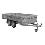 Remorque 2 essieux 304×153 UNITRAILER SOLID 300/2 PTAC 750 kg