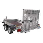 Remorque de chantier pour le transport d’une mini-pelle – UNITRAILER STARK 3 260