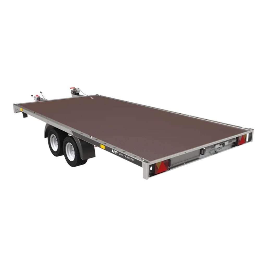Remorque plate basculante 400×200 UNIPLAT 4020S P 2700 kg