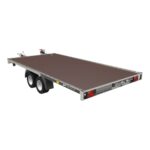 Remorque plate basculante 400×200 UNIPLAT 4020S P 2700 kg