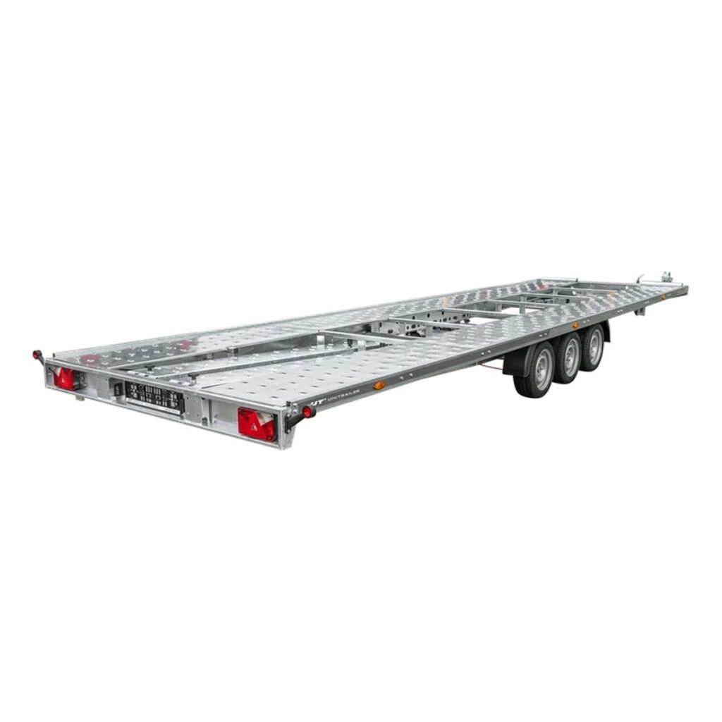Remorque porte voiture à trois essieux 800X230 UNIPLAT 800/3 S 3500 KG