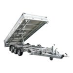 Remorques Benne Hydraulique 3 essieux 400×200 UNITRAILER TASKER 400/3C 3500 KG